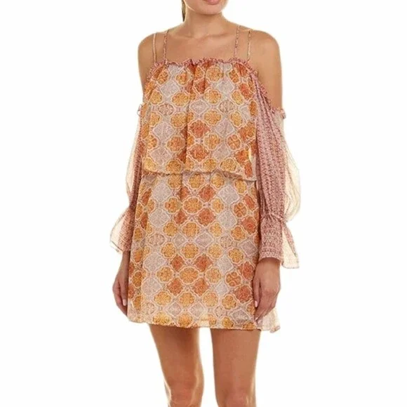 Bcbgmaxazria‎ Dimitri Silk-Blend Dress Size XXSMALL - Picture 2 of 13